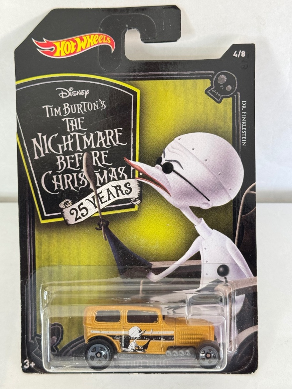 2018 Hot Wheels Nightmare Before Christmas Dr Finkelstein Midnight Otto 4/8